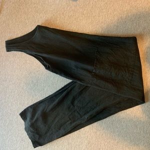 Black Linen Jumpsuit